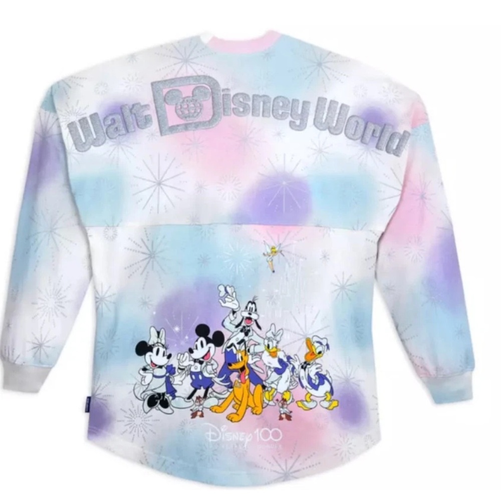 NWT WDW Disney World Mickey & Friends Size M 100th Anniversary Spirit Jersey